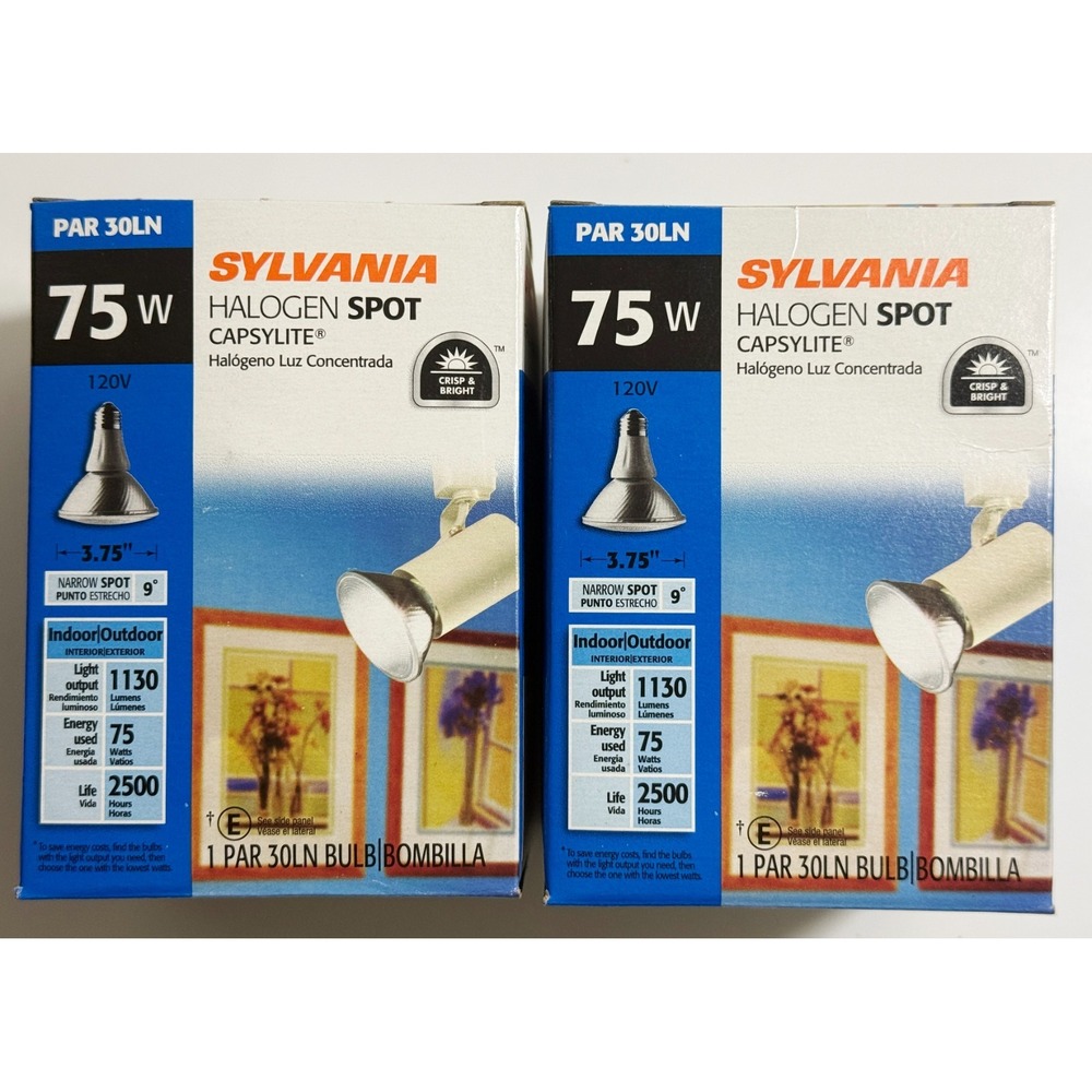 SYLVANIA 14786 75 Watt PAR30LN/CAP/SPL/NSP Long Neck Light Bulbs
